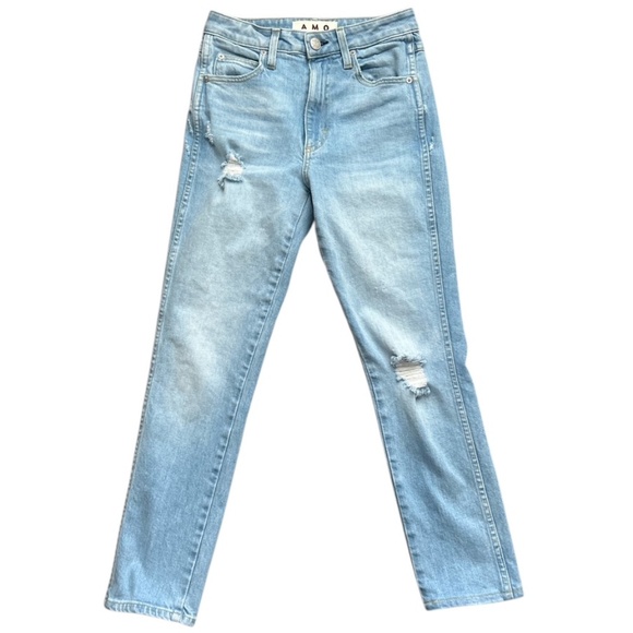 AMO Chelsea Crop Jeans Desire Size 24 - Picture 1 of 10